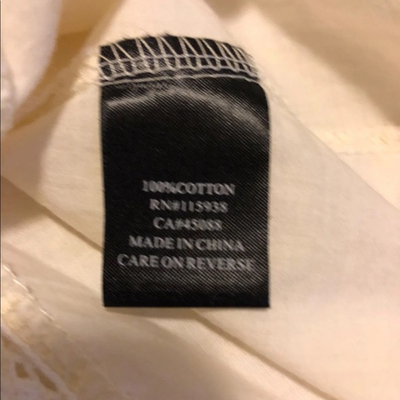 Cream Boho Embroidered Top - Picture 5 of 5